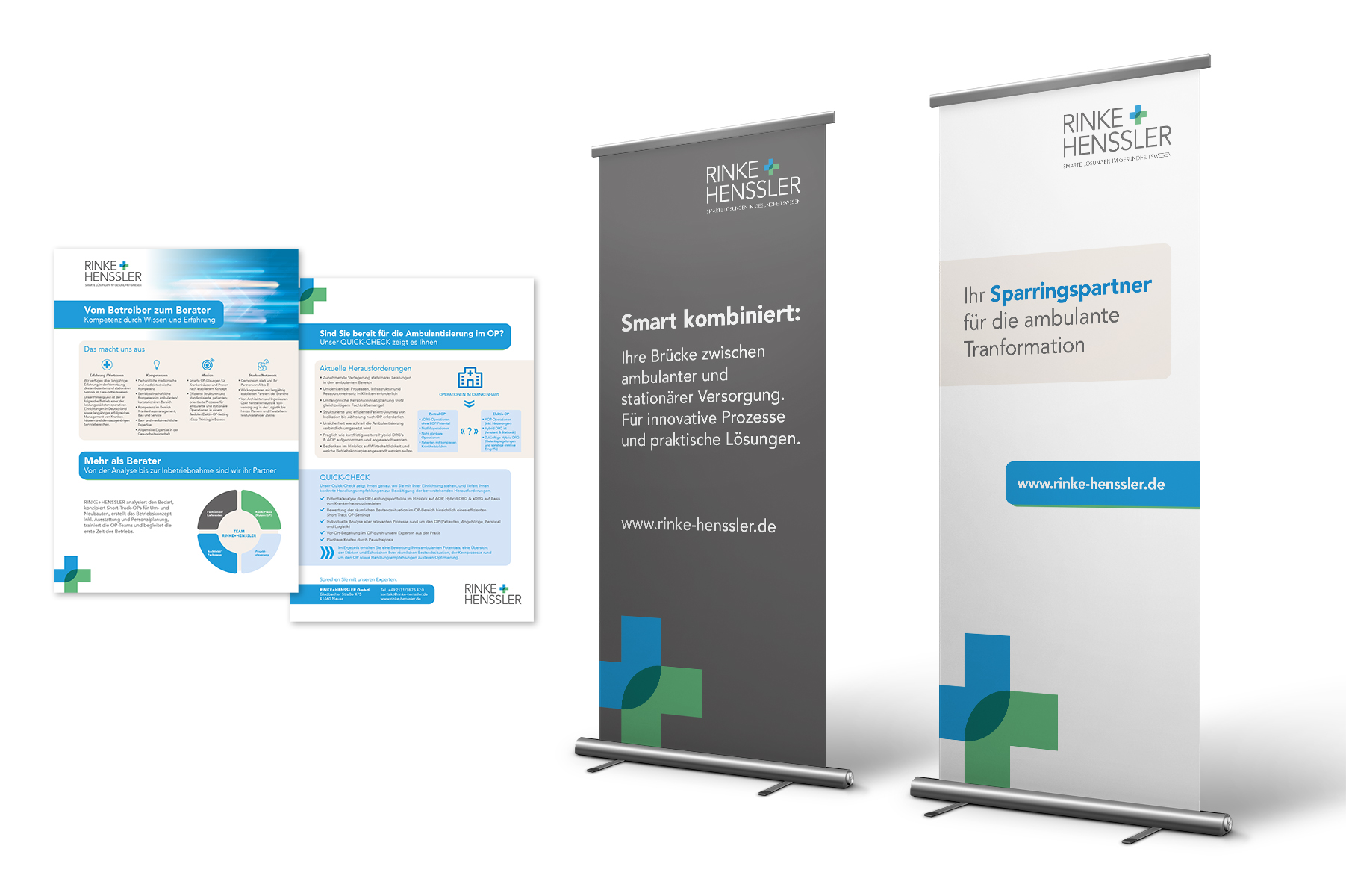 Anwendungsbeispiele Corporate Design Rinke & Henssler