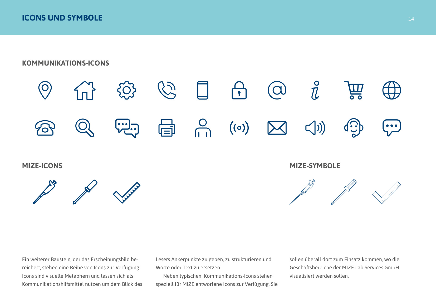 Icons und Symbole