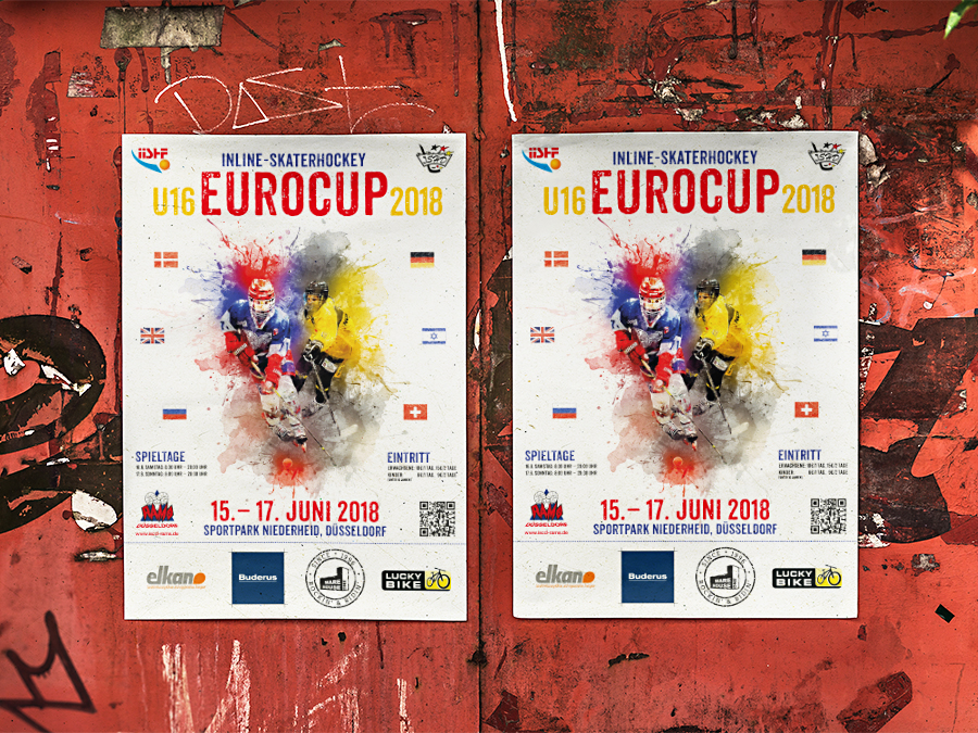 Turnierplakat für den U16 EuroCup 2018